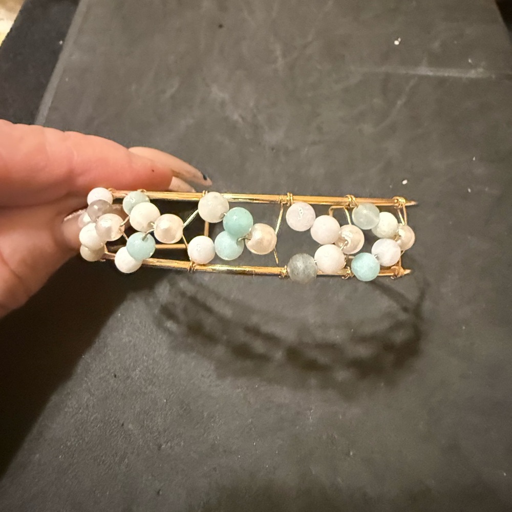 Dainty Beaded Cuff Bracelet